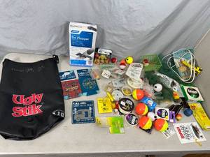lot 23 image: Assorted Fishing and Camping Supplies