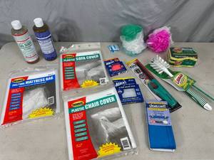 lot 24 image: New Dr. Bronners Soaps, Cleaning Supplies, Ear Plugs, and More
