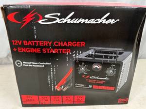 lot 37 image: Brand New Schumacher Battery Charger  Engine Starter