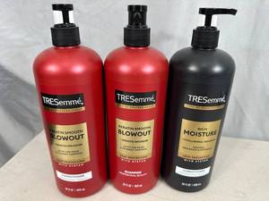 lot 100 image: 3 Large Bottles of Tresemme Shampoo and Conditioner