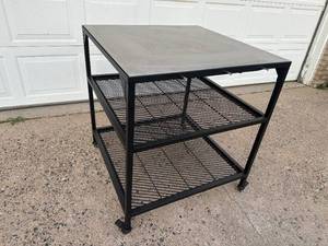 lot 3 image: New Ooni Pizza Oven Stand  Rolling Cart