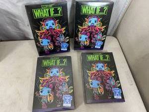lot 248 image: 4 New Collectible Funko Marvel What If... T-Shirts