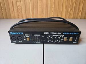 lot 22 image: MOTU Micro Express MIDI Interface USB Compatible