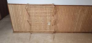 lot 62 image: Wooden Folding Clothes Drying Rack 41x28x14 Inches