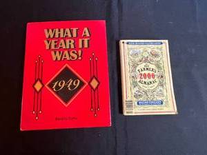 lot 234 image: What a Year It Was 1949 by Beverly Cohn and Old Farmers Almanac 2000 Collectors Edition