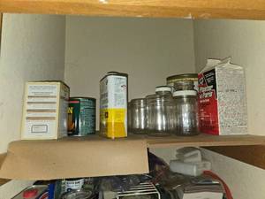 lot 245 image: Assorted Paints, Finishes, Mason Jars, and DIY Supplies Collection - content quantities unverified