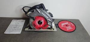 lot 281 image: Metabo HPT C7UR 7-14 in Circular Saw with Diablo Blade, Manual, and Carry Bag