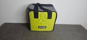 lot 284 image: Ryobi One 18V Cordless Drill with Battery, Charger, Bit Set, and Carry Bag