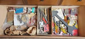 lot 287 image: Large Mixed Lot of Vintage Hand Tools, Hardware, and Miscellaneous Workshop Items