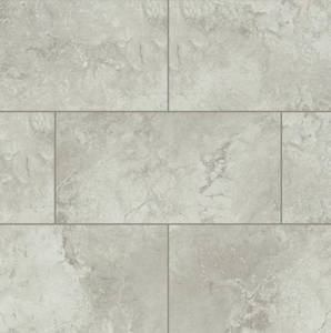 lot 10 image: (140 sqft.) LP Inverness Travertine 22MIL 11.9x23.8 Vinyl Waterproof Tile Flooring