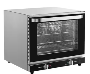 lot 33 image: VEVOR Commercial Countertop Oven, 66L 4-Tier Toaster Oven, 2800W Electric Oven with Tempered Glass Door, Wire Racks, in Black