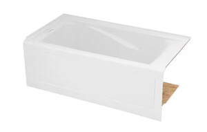 lot 14 image: EverClean 60 in. x 32 in. Left Drain Soaking Tub in White