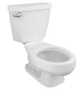American Standard Baby Devoro 1.28 GPF Round Front in White (full toilet)
