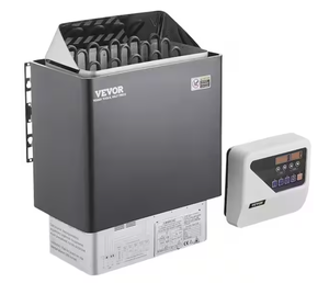 lot 32 image: VEVOR Sauna Heater 9KW 220-Volt Electric Sauna Stove 3-Hour Timer Steam Bath Sauna Heater with External Digital Controller