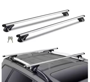 lot 36 image: Universal Roof Rack Cross Bars, 54 in. Aluminum Roof Rack Crossbars, Existing Raised Side Rail, 200 lbs. Load Capacity