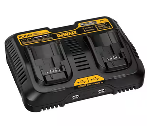 lot 37 image: DEWALT 12V to 20V MAX Lithium-Ion Dual Port Jobsite Charging Station with (2) USB Ports