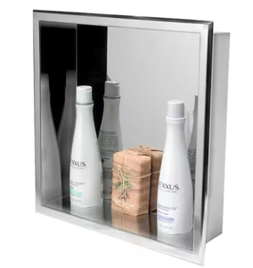lot 46 image: 16 in. x 16 in. x 4 in. Niche in Polished Stainless Steel