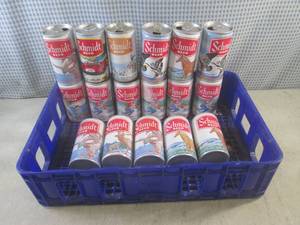 lot 14 image: (EW5) Assorted Vintage Schmidt Beer...