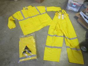 lot 15 image: (EW2) 2 New Abel Rain Jacket and Pa...