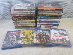lot 21 image: (BS) Assorted DVD and Blu-Ray Disc ...