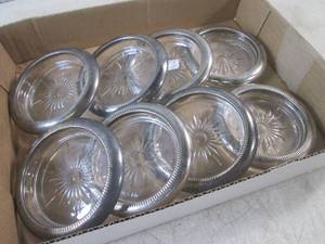 lot 50 image: (BS) Set of 8 Vintage Leonard Glass...