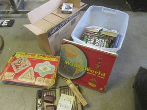 lot 69 image: (EW4) Games, Books and Case of 48 N...