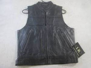 lot 106 image: (FRNT) New Leather King Leather Ves...