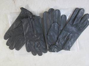lot 115 image: (EC1) 2 New Pair of Leather Gloves ...