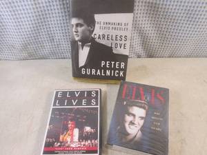 lot 158 image: (CSB) Elvis DVDs and Book...