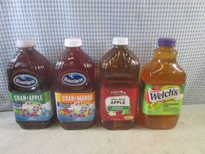 lot 181 image: (B-2) 4 Assorted Bottles of Juice 6...