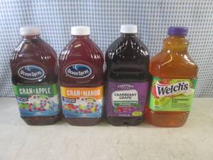 lot 183 image: (B-2) 4 Assorted Bottles of Juice 6...