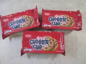 lot 219 image: (B-1) 3 Packages of Chewy Chocolate...