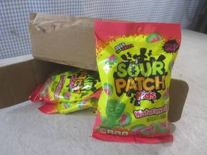 lot 224 image: (EC2) 12 Bags of Sour Patch Kids Wa...