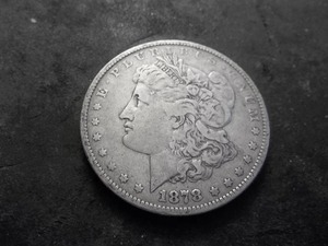 lot 1 image: 1878 Morgan Silver Dollar 3rd ReverseOf 1879