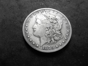 lot 7 image: 1879 S Morgan Silver Dollar