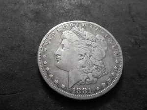 lot 12 image: 1881 Morgan Silver Dollar