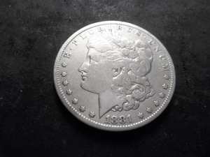 lot 14 image: 1881 O Morgan Silver Dollar