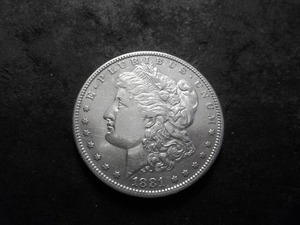 lot 15 image: 1881 S Morgan Silver Dollar