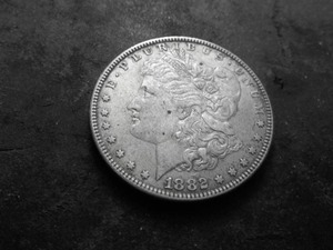 lot 16 image: 1882 Morgan Silver Dollar