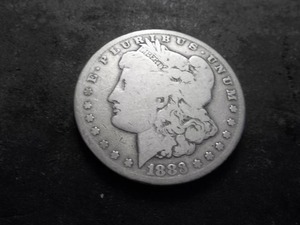 lot 21 image: 1883 CC Morgan Silver Dollar