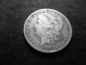 lot 23 image: 1883 S Morgan Silver Dollar