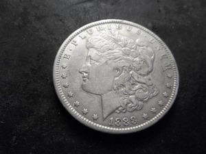 lot 38 image: 1888 Morgan Silver Dollar