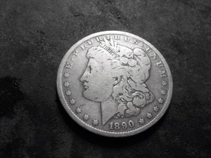 lot 47 image: 1890 O Morgan Silver Dollar