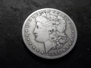 lot 48 image: 1890 S Morgan Silver Dollar
