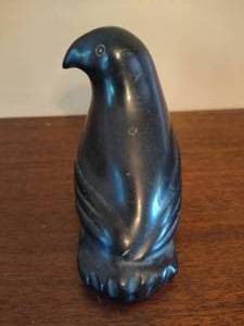 lot 114 image: Stone Carved Inuit Bird