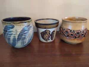 lot 117 image: Three Indoor Pottery Pots
