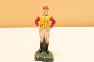 lot 9 image: Jockey Paperweight Pen Set