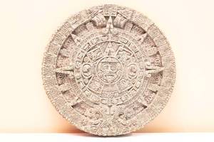 lot 18 image: Mexican Mayan Calendar Wall Art