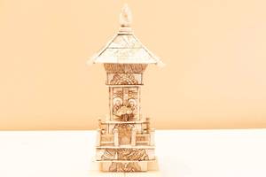 lot 12 image: Carved Bone Pagoda