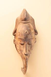 lot 37 image: African Tribal Mask - Likely the Dan Peoples